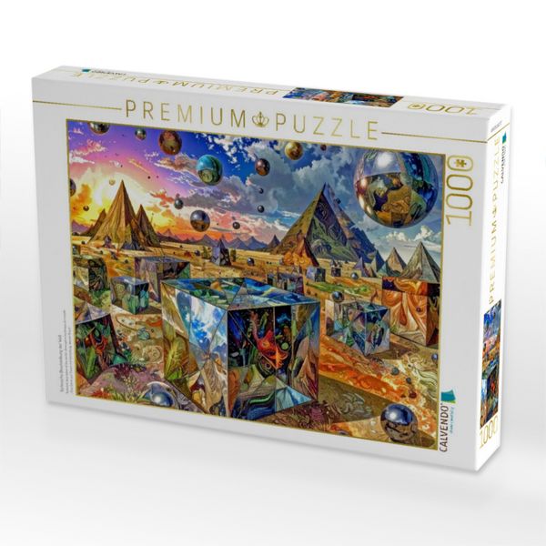 Produktbild: CALVENDO Puzzle Technische Beschreibung der Welt | 1000 Teile Lege-Gr&ouml;&szlig;e 64x48cm Foto-Puzzle f&uuml;r gl&uuml;ckliche Stunden