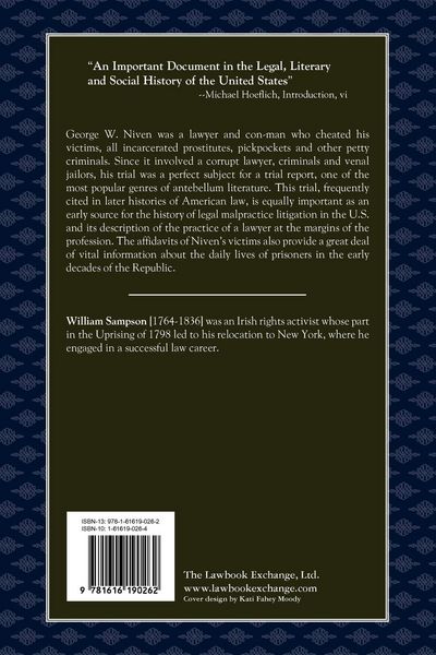 Produktbild: The Case of George W. Niven, Esq.