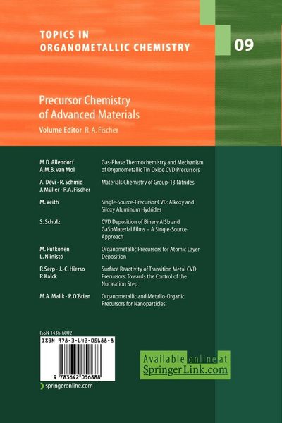 Produktbild: Precursor Chemistry of Advanced Materials