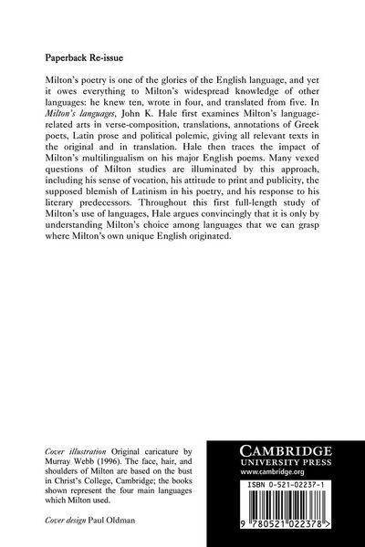 Produktbild: Milton's Languages