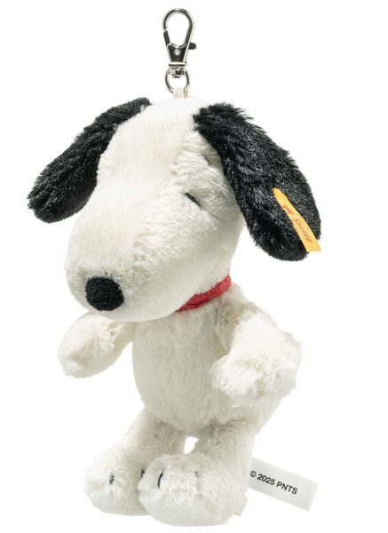 Steiff 024726 - Snoopy Anhänger, 15 cm, Plüsch-Hund aus der Comicserie Peanuts