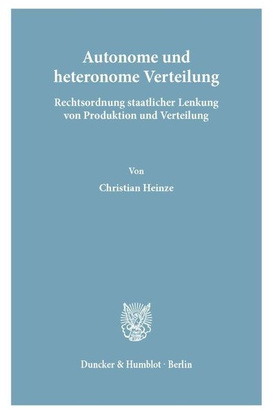Produktbild: Autonome und heteronome Verteilung.