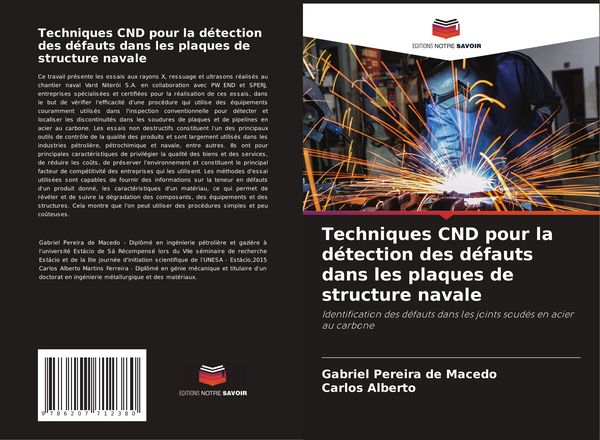 Produktbild: Techniques CND pour la d&eacute;tection des d&eacute;fauts dans les plaques de structure navale
