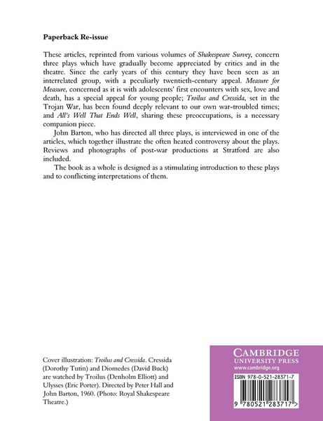 Produktbild: Aspects of Shakespeare's 'Problem Plays'