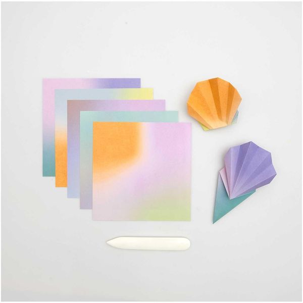 Origami Duo Color, Blurry Gradient , 15 x 15 cm, 100 Blatt