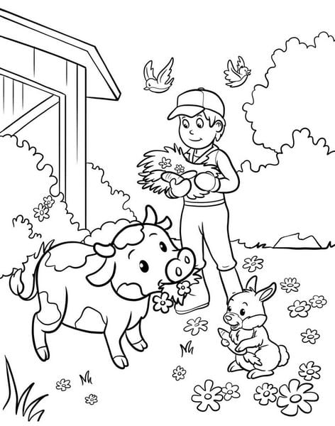 Produktbild: Bauernhof Wasserzauber Malbuch I Wassermalbuch f&uuml;r Kinder ab 3 Jahre
