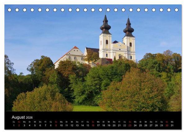 Produktbild: Die Wachau - Bezaubernde Orte an der Donau (Tischkalender 2026 DIN A5 quer), CALVENDO Monatskalender