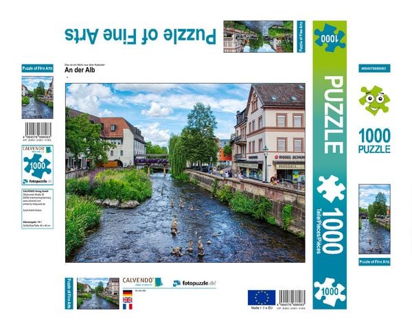 Produktbild: CALVENDO Puzzle An der Alb | 1000 Teile Lege-Gr&ouml;&szlig;e 64x48cm Foto-Puzzle f&uuml;r gl&uuml;ckliche Stunden