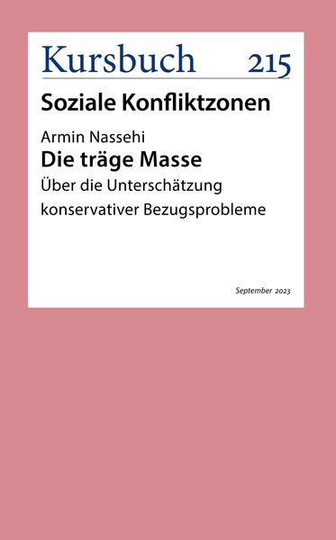 Produktbild: Die tr&auml;ge Masse