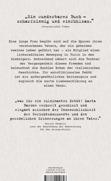Produktbild: Als mein Vater in den Stra&szlig;en von Turin verschwand