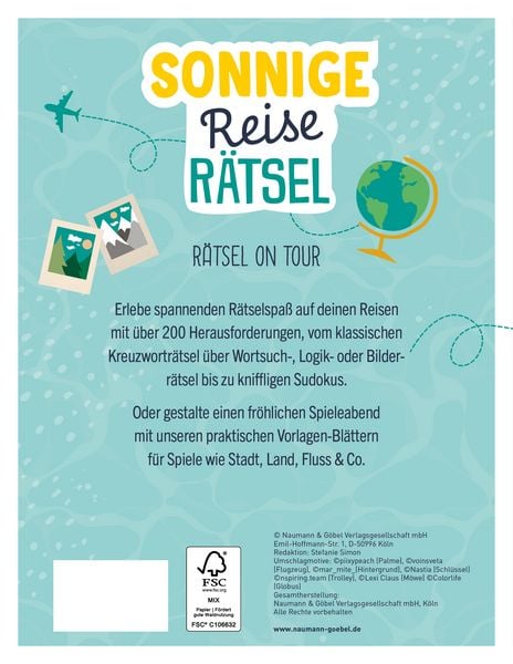 Produktbild: Sonnige Reiser&auml;tsel - Travel Edition
