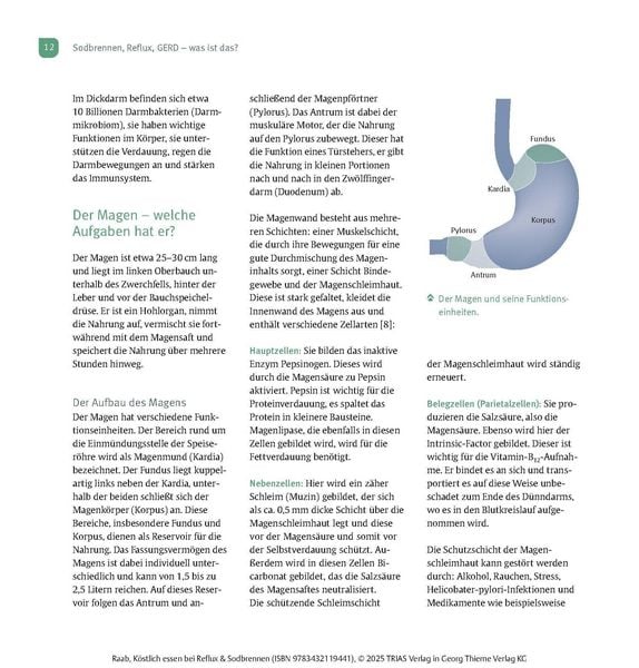 Produktbild: K&ouml;stlich essen Reflux und Sodbrennen