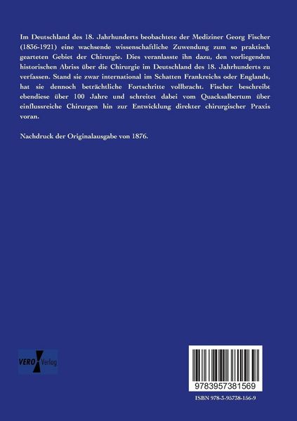 Produktbild: Chirurgie vor 100 Jahren