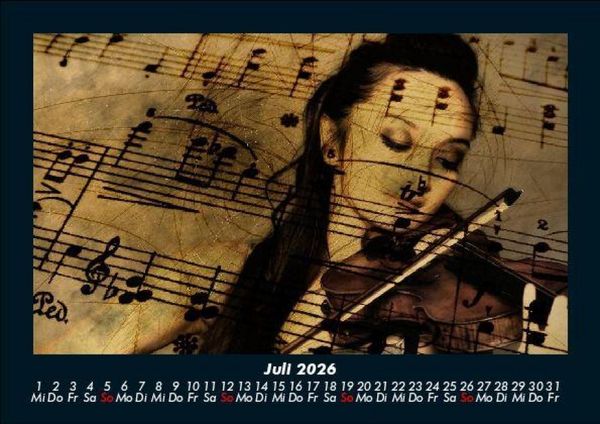 Produktbild: Musik 2026 Fotokalender DIN A5