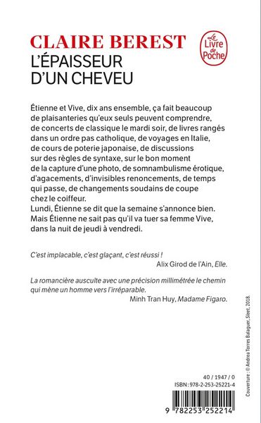 Produktbild: L'&eacute;paisseur d'un cheveu