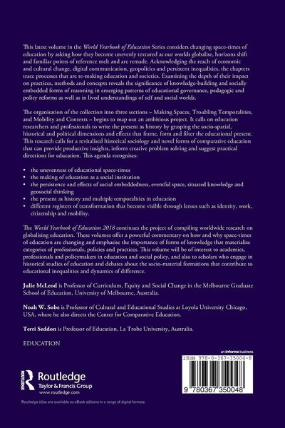 Produktbild: World Yearbook of Education 2018