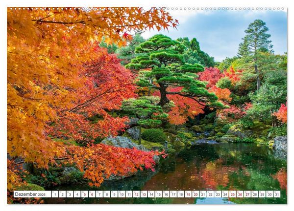 Produktbild: Herbst in Japan (Wandkalender 2026 DIN A2 quer), CALVENDO Monatskalender