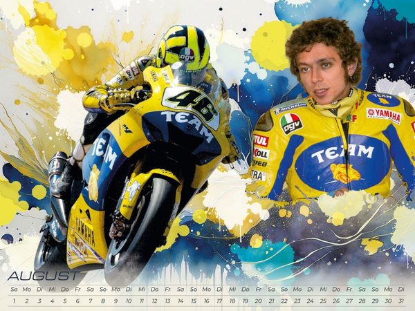 Produktbild: Rossi - eine Legende Artwork Edition Kalender 2027