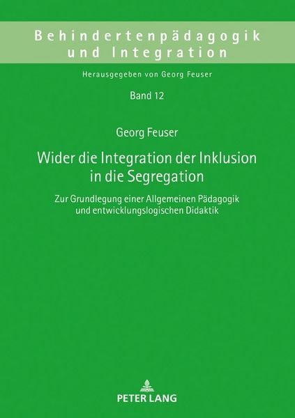Produktbild: Wider die Integration der Inklusion in die Segregation