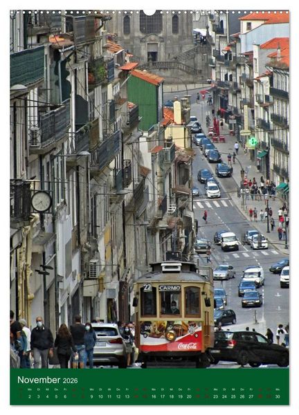 Produktbild: Farbiges Porto (Wandkalender 2026 DIN A2 hoch), CALVENDO Monatskalender