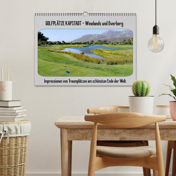 Produktbild: Golfpl&auml;tze Kapstadt - Cape Winelands und Overberg (Wandkalender 2026 DIN A3 quer), CALVENDO Monatskalender