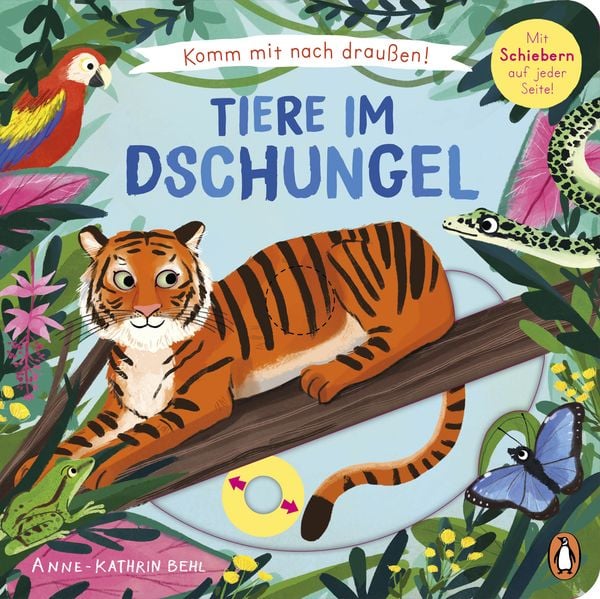 Komm mit nach draußen! - Tiere im Dschungel, Gebundene Ausgabe von , Penguin Junior, 978-3-328-30292-6