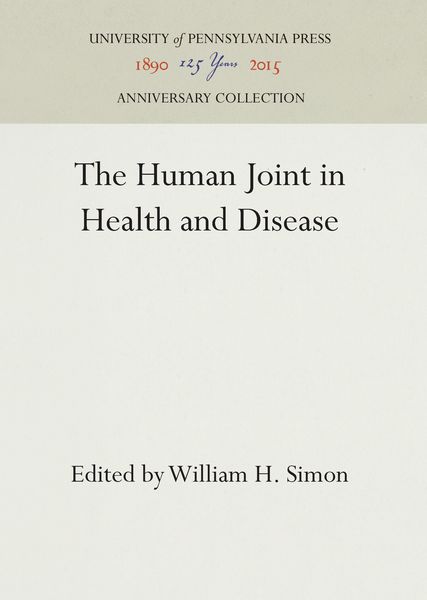 Produktbild: The Human Joint in Health and Disease