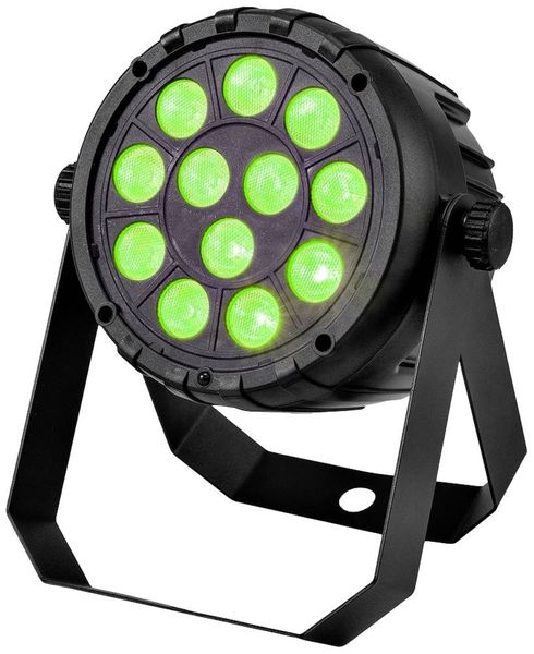 Produktbild: Eurolite PARty Spot Silent LED-PAR-Scheinwerfer Anzahl LEDs (Details): 12 5 W Schwarz