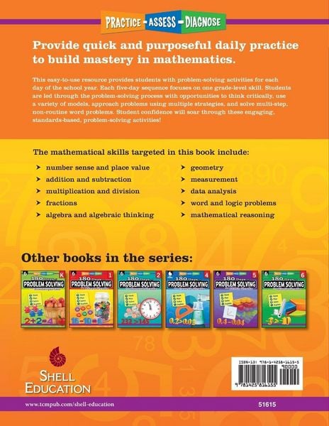 Produktbild: 180 Days(r) Problem Solving for Third Grade