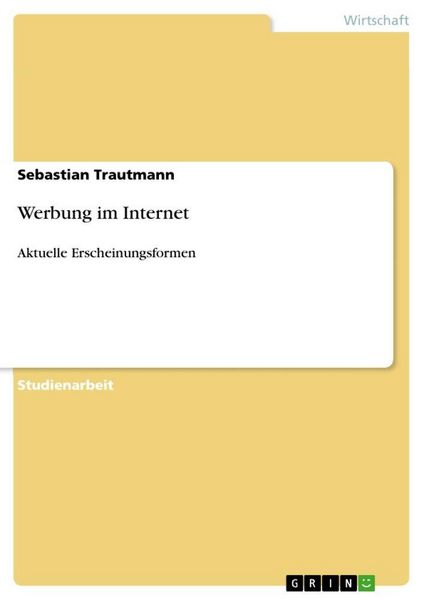 Produktbild: Werbung im Internet