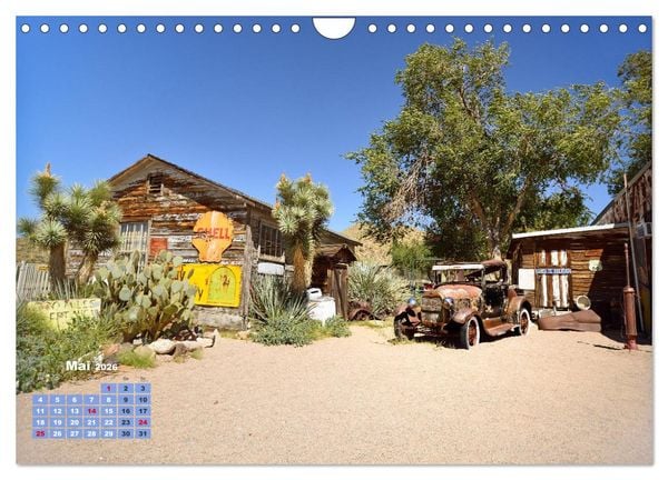 Produktbild: Historic Route 66 - National Scenic Byway (Wandkalender 2026 DIN A4 quer), CALVENDO Monatskalender
