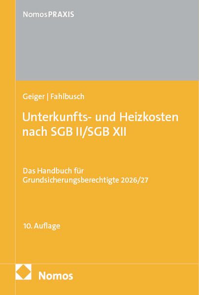 Produktbild: Unterkunfts- und Heizkosten nach SGB II/SGB XII