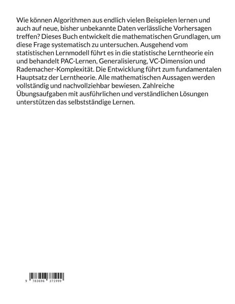 Produktbild: Grundlagen des maschinellen Lernens