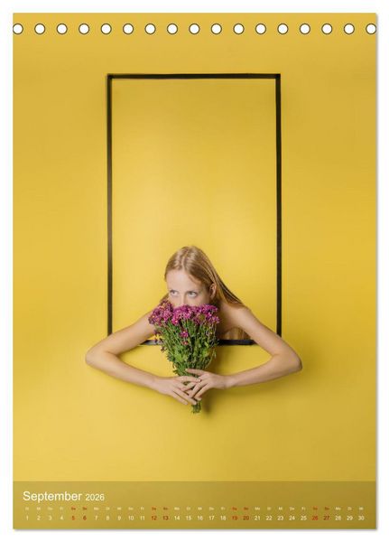 Produktbild: framed portraits - fine art Fotografie von Michael Allmaier (Tischkalender 2026 DIN A5 hoch), CALVENDO Monatskalender