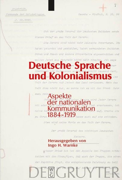 Produktbild: Deutsche Sprache und Kolonialismus