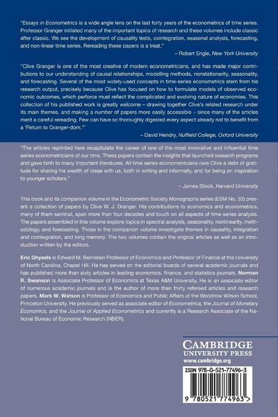 Produktbild: Essays in Econometrics