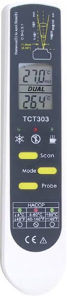 TFA Dostmann 31.1119.K Infrarothermometer und Einstichthermometer (HACCP) Optik 2:1 -55 - +250 °C Berührungslose IR-Messung
