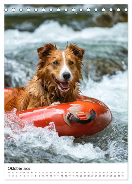 Produktbild: Hunde haben Spa&szlig; (Tischkalender 2026 DIN A5 hoch), CALVENDO Monatskalender