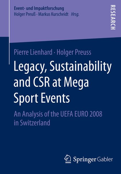 Produktbild: Legacy, Sustainability and CSR at Mega Sport Events