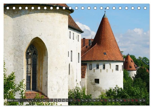 Produktbild: Ausflug Burg Burghausen (Tischkalender 2027 DIN A5 quer), CALVENDO Monatskalender