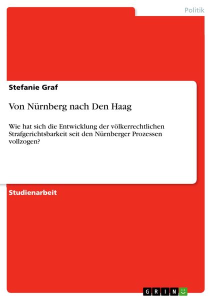 Produktbild: Von N&uuml;rnberg nach Den Haag