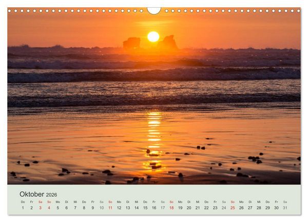 Produktbild: Kalender Traumstr&auml;nde 2026 (Wandkalender 2026 DIN A3 quer), CALVENDO Monatskalender