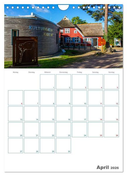 Produktbild: Ostseebad Prerow - Dar&szlig;er Momente - Terminplaner (Wandkalender 2026 DIN A4 hoch), CALVENDO Monatskalender