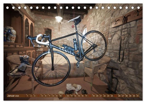 Produktbild: Biken - Impressionen von Rolf Dietz (Tischkalender 2026 DIN A5 quer), CALVENDO Monatskalender