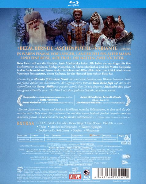 Produktbild: V&auml;terchen Frost - Abenteuer im Zauberwald (Filmjuwelen / DEFA-M&auml;rchen)