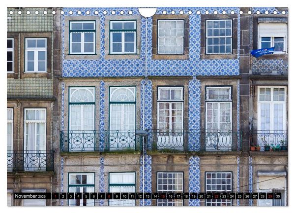 Produktbild: Porto - Die Handelsstadt am Douro (Wandkalender 2026 DIN A4 quer), CALVENDO Monatskalender