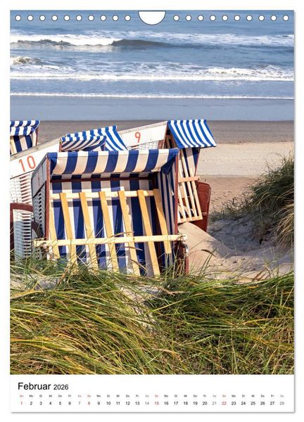 Produktbild: Norderney Inselportrait (Wandkalender 2026 DIN A4 hoch), CALVENDO Monatskalender