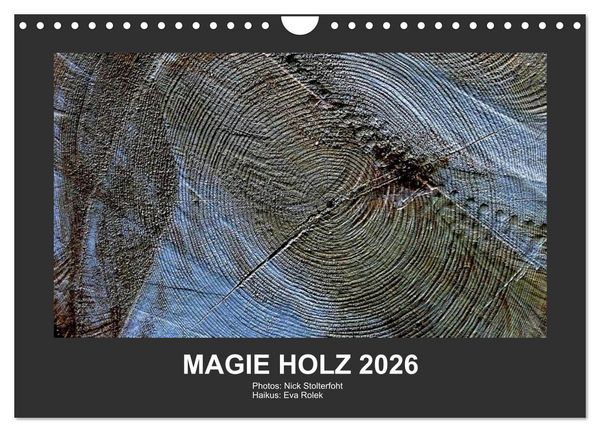 Produktbild: MAGIE HOLZ 2026 (Wandkalender 2026 DIN A4 quer), CALVENDO Monatskalender