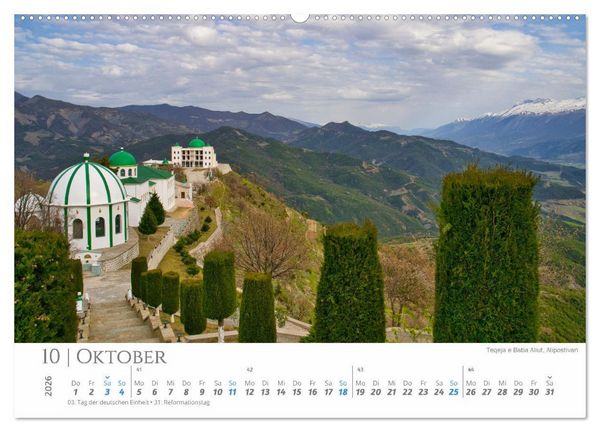 Produktbild: Albanien - wild, authentisch, abenteuerlich (Wandkalender 2026 DIN A2 quer), CALVENDO Monatskalender