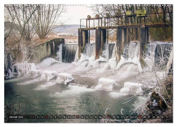 Produktbild: Feng Shui Farben - Element Wasser (hochwertiger Premium Wandkalender 2026 DIN A2 quer), Kunstdruck in Hochglanz